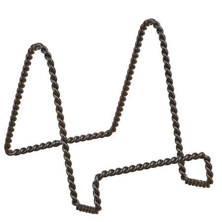 Tripar 4 In. Black Twisted Wire Plate Stand 23-1241